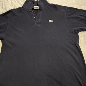 Lacoste navy polo size 7 us XL